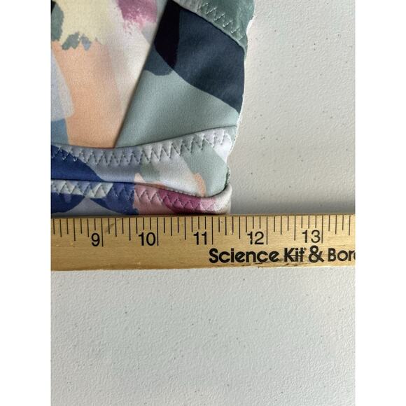 Sweaty Betty Super Sculpt Stream‎ Sustainable Sports Bra Pink Art Print XS - Picture 9 of 9